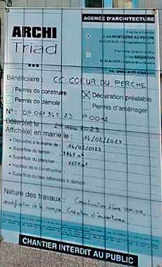 travaux ecole remalard perche architriad
