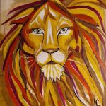 lion par libellule