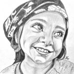 Petite fille de libellule