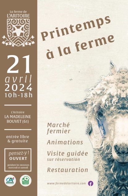 affiche portes ouvertes ferme aritoire