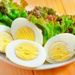 oeufs durs salade
